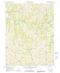 Majorsville West Virginia Historical topographic map, 1:24000 scale, 7.5 X 7.5 Minute, Year 1959