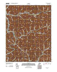 Mallory West Virginia Historical topographic map, 1:24000 scale, 7.5 X 7.5 Minute, Year 2011