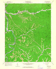 Mallory West Virginia Historical topographic map, 1:24000 scale, 7.5 X 7.5 Minute, Year 1963
