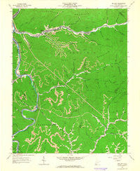 Mallory West Virginia Historical topographic map, 1:24000 scale, 7.5 X 7.5 Minute, Year 1963