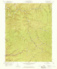Mammoth West Virginia Historical topographic map, 1:24000 scale, 7.5 X 7.5 Minute, Year 1957