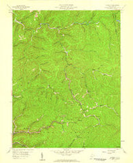 Mammoth West Virginia Historical topographic map, 1:24000 scale, 7.5 X 7.5 Minute, Year 1957