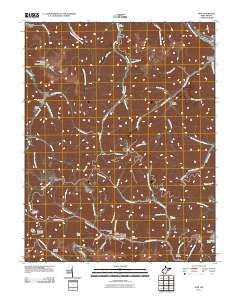 Man West Virginia Historical topographic map, 1:24000 scale, 7.5 X 7.5 Minute, Year 2011