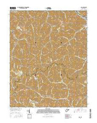 Man West Virginia Current topographic map, 1:24000 scale, 7.5 X 7.5 Minute, Year 2016