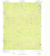 Man West Virginia Historical topographic map, 1:24000 scale, 7.5 X 7.5 Minute, Year 1963