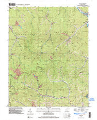 Man West Virginia Historical topographic map, 1:24000 scale, 7.5 X 7.5 Minute, Year 1996