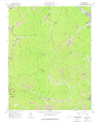 Man West Virginia Historical topographic map, 1:24000 scale, 7.5 X 7.5 Minute, Year 1963