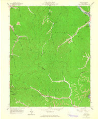 Man West Virginia Historical topographic map, 1:24000 scale, 7.5 X 7.5 Minute, Year 1963