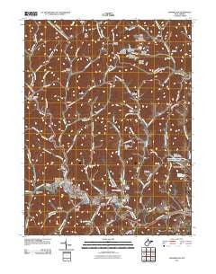Mannington West Virginia Historical topographic map, 1:24000 scale, 7.5 X 7.5 Minute, Year 2011