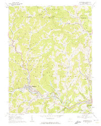 Mannington West Virginia Historical topographic map, 1:24000 scale, 7.5 X 7.5 Minute, Year 1960