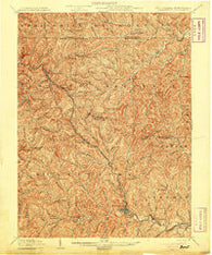 Mannington West Virginia Historical topographic map, 1:62500 scale, 15 X 15 Minute, Year 1905