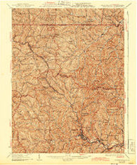 Mannington West Virginia Historical topographic map, 1:62500 scale, 15 X 15 Minute, Year 1926
