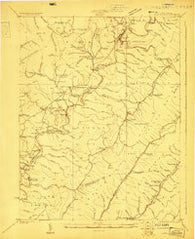 Marlinton West Virginia Historical topographic map, 1:48000 scale, 15 X 15 Minute, Year 1923