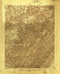Marlinton West Virginia Historical topographic map, 1:48000 scale, 15 X 15 Minute, Year 1923