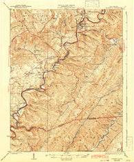 Marlinton West Virginia Historical topographic map, 1:62500 scale, 15 X 15 Minute, Year 1925