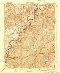 Marlinton West Virginia Historical topographic map, 1:62500 scale, 15 X 15 Minute, Year 1925