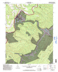 Marlinton West Virginia Historical topographic map, 1:24000 scale, 7.5 X 7.5 Minute, Year 1995