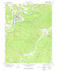 Marlinton West Virginia Historical topographic map, 1:24000 scale, 7.5 X 7.5 Minute, Year 1977