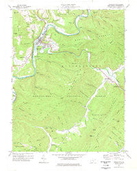 Marlinton West Virginia Historical topographic map, 1:24000 scale, 7.5 X 7.5 Minute, Year 1977