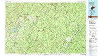 Marlinton West Virginia Historical topographic map, 1:100000 scale, 30 X 60 Minute, Year 1979