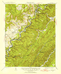 Marlintown West Virginia Historical topographic map, 1:62500 scale, 15 X 15 Minute, Year 1923