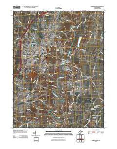 Martinsburg West Virginia Historical topographic map, 1:24000 scale, 7.5 X 7.5 Minute, Year 2010
