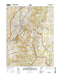 Martinsburg West Virginia Current topographic map, 1:24000 scale, 7.5 X 7.5 Minute, Year 2016