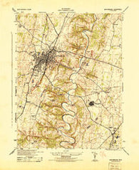 Martinsburg West Virginia Historical topographic map, 1:31680 scale, 7.5 X 7.5 Minute, Year 1944