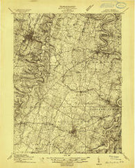 Martinsburg West Virginia Historical topographic map, 1:48000 scale, 15 X 15 Minute, Year 1914