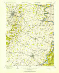 Martinsburg West Virginia Historical topographic map, 1:62500 scale, 15 X 15 Minute, Year 1914