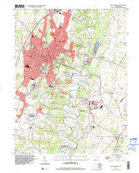 Martinsburg West Virginia Historical topographic map, 1:24000 scale, 7.5 X 7.5 Minute, Year 1997