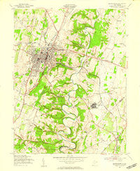 Martinsburg West Virginia Historical topographic map, 1:24000 scale, 7.5 X 7.5 Minute, Year 1955
