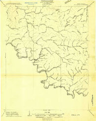 Matewan West Virginia Historical topographic map, 1:48000 scale, 15 X 15 Minute, Year 1909