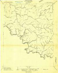 Matewan West Virginia Historical topographic map, 1:48000 scale, 15 X 15 Minute, Year 1909