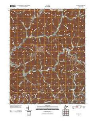 Matheny West Virginia Historical topographic map, 1:24000 scale, 7.5 X 7.5 Minute, Year 2011