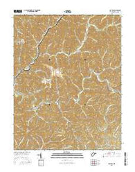 Matheny West Virginia Current topographic map, 1:24000 scale, 7.5 X 7.5 Minute, Year 2016