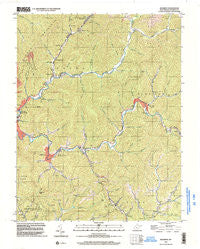 Matheny West Virginia Historical topographic map, 1:24000 scale, 7.5 X 7.5 Minute, Year 1996
