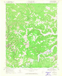 Matoaka West Virginia Historical topographic map, 1:24000 scale, 7.5 X 7.5 Minute, Year 1968