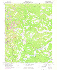 Matoaka West Virginia Historical topographic map, 1:24000 scale, 7.5 X 7.5 Minute, Year 1968