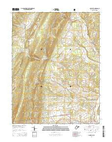 Maysville West Virginia Historical topographic map, 1:24000 scale, 7.5 X 7.5 Minute, Year 2014