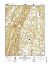Maysville West Virginia Current topographic map, 1:24000 scale, 7.5 X 7.5 Minute, Year 2016