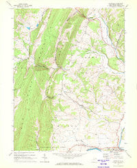 Maysville West Virginia Historical topographic map, 1:24000 scale, 7.5 X 7.5 Minute, Year 1967