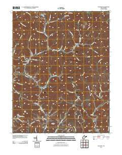 McGraws West Virginia Historical topographic map, 1:24000 scale, 7.5 X 7.5 Minute, Year 2011