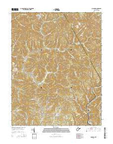 McGraws West Virginia Historical topographic map, 1:24000 scale, 7.5 X 7.5 Minute, Year 2014