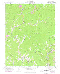Mc Graws West Virginia Historical topographic map, 1:24000 scale, 7.5 X 7.5 Minute, Year 1967