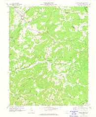 Meadow Bridge West Virginia Historical topographic map, 1:24000 scale, 7.5 X 7.5 Minute, Year 1969