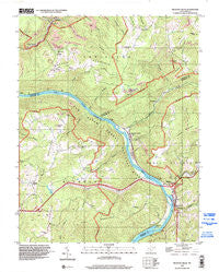 Meadow Creek West Virginia Historical topographic map, 1:24000 scale, 7.5 X 7.5 Minute, Year 1996