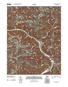 Meadow Creek West Virginia Historical topographic map, 1:24000 scale, 7.5 X 7.5 Minute, Year 2011