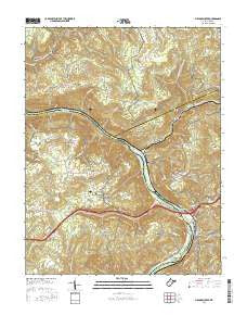Meadow Creek West Virginia Current topographic map, 1:24000 scale, 7.5 X 7.5 Minute, Year 2016