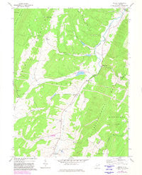 Medley West Virginia Historical topographic map, 1:24000 scale, 7.5 X 7.5 Minute, Year 1967